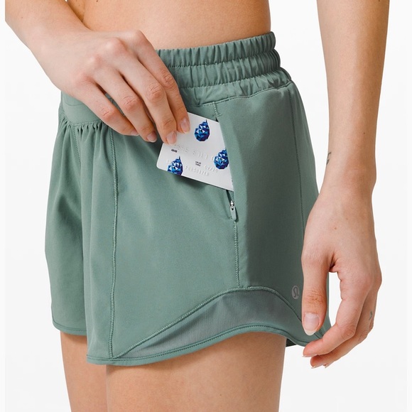 Lululemon Hotty Hot Short 4” * Tidewater Teal - Picture 2 of 6